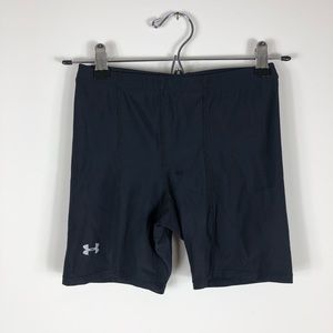 Under Armour | Black Nylon Elastic Shorts